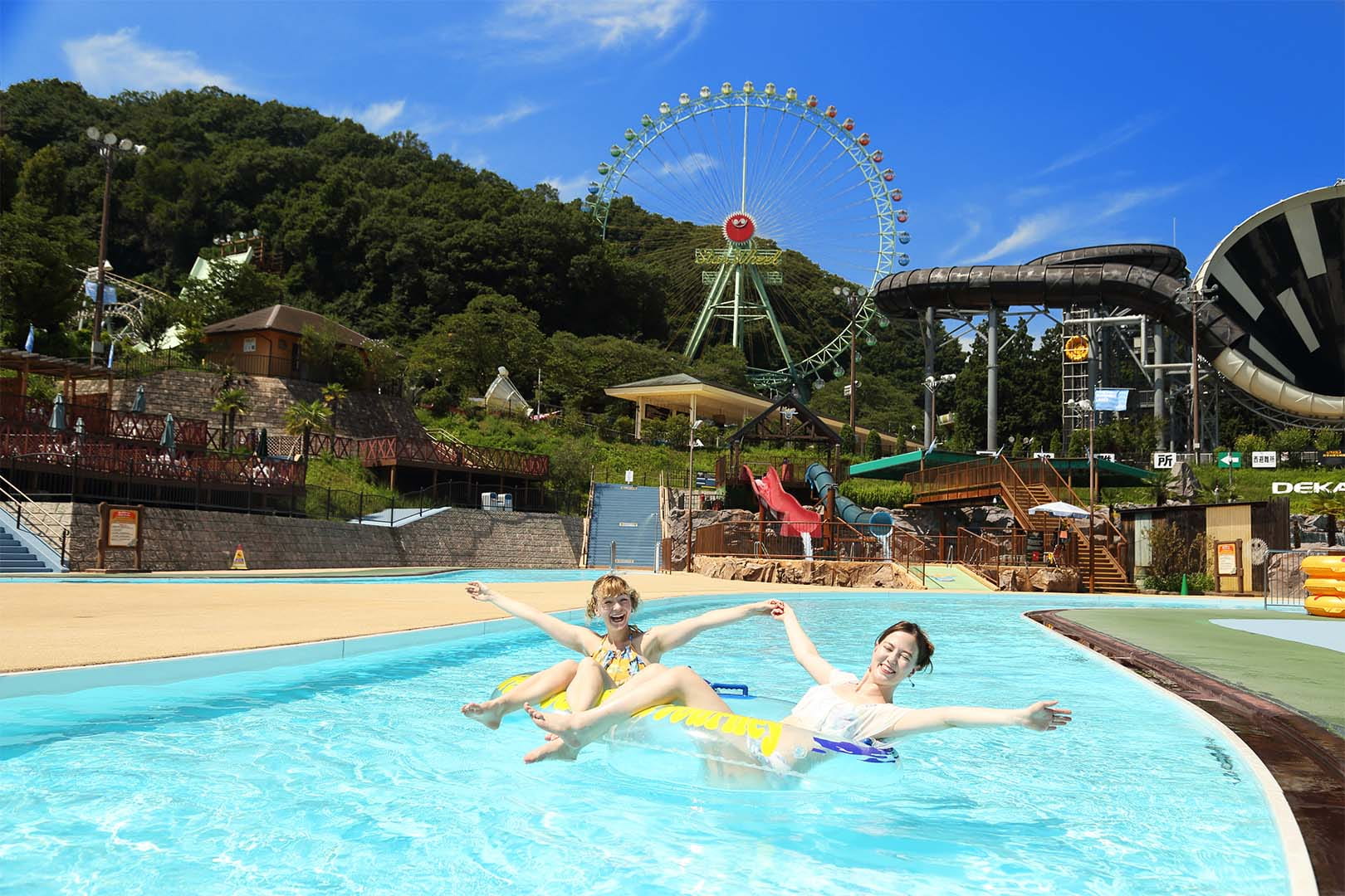 在东京夏日乐园最大焦点，活水泳池Great Journey逍遥自在！