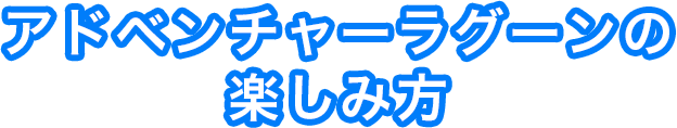 アドベンチャーラグーンの楽しみ方