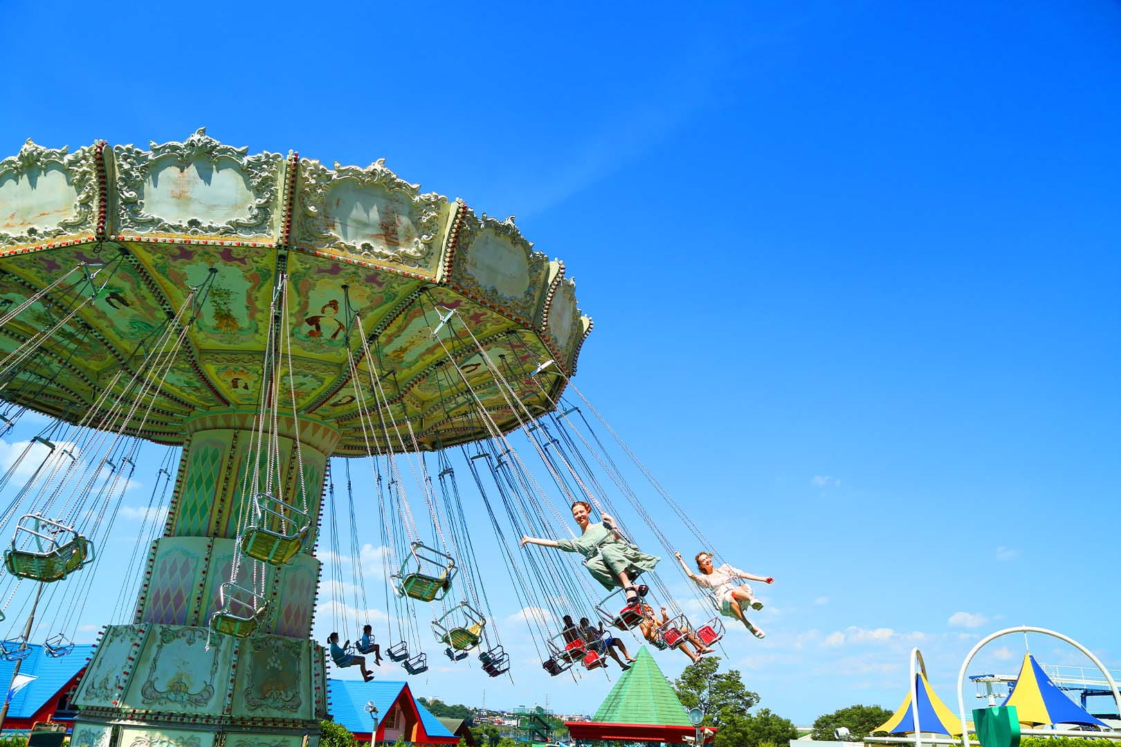 Take a Spin on the Swing Ride and Journey to a Magical World!