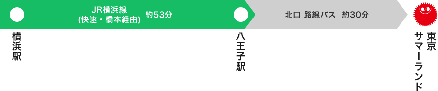 交通案内 東京サマーランド 交通案内 東京サマーランド