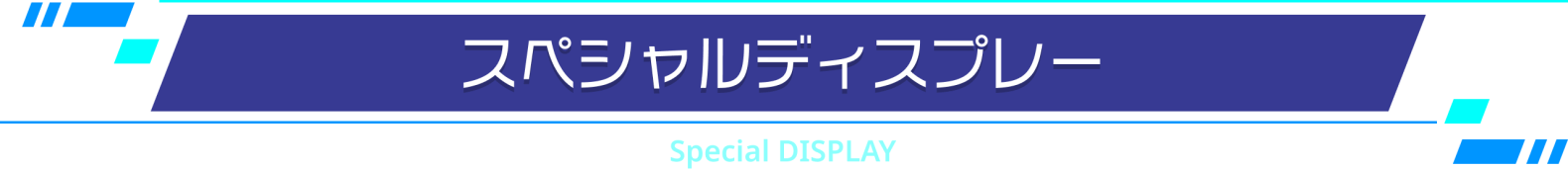 スペシャルディスプレー
