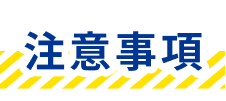 注意事項