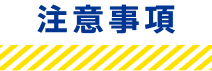 注意事項